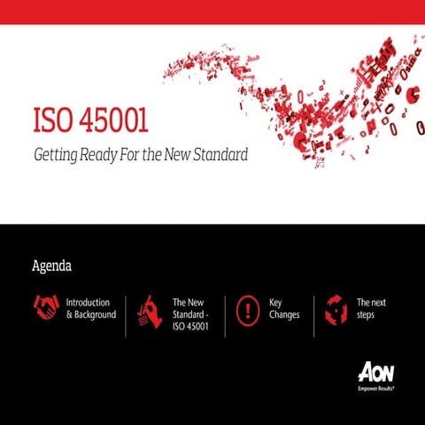 Preparing for ISO 45001 - The new WHS Systems Standard