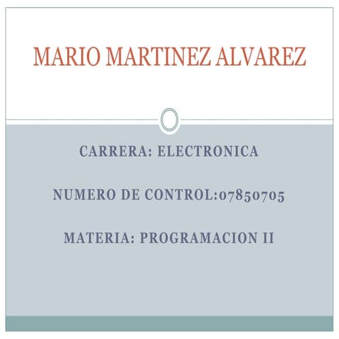 Mario martinez alvarez