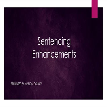 Comprehensive Overview of Florida Sentencing Enhancements and ...