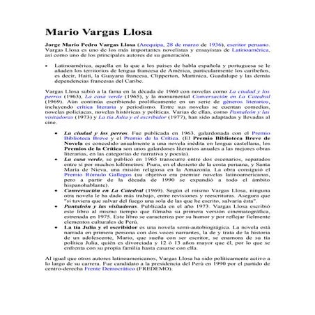 Mario Vargas Llosa | PDF