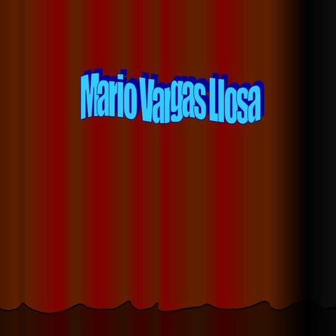 Mario vragas llosa