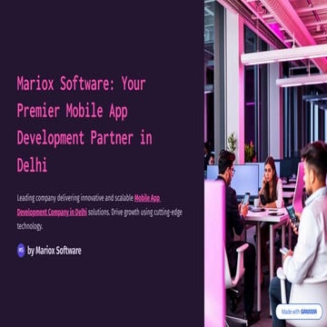 Mobile App Development Experts in Delhi for Digital Innovation
