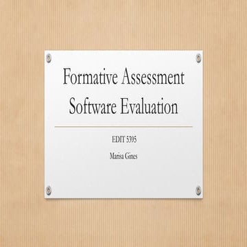 Marisa's Presentation