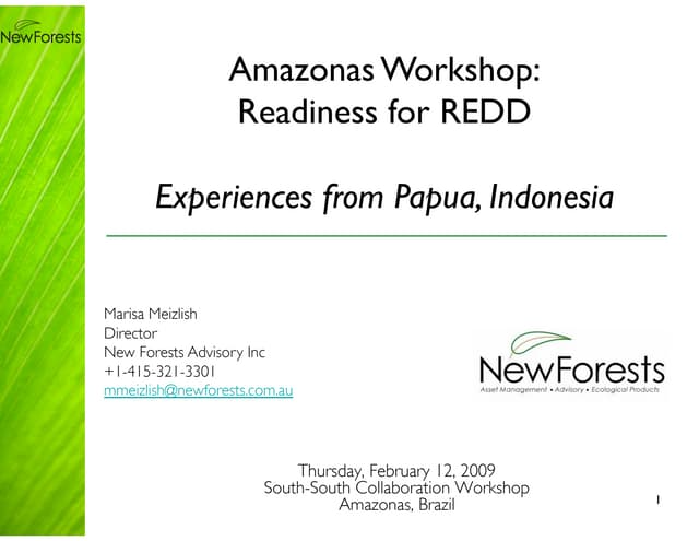 Marisa meizlish   papua project