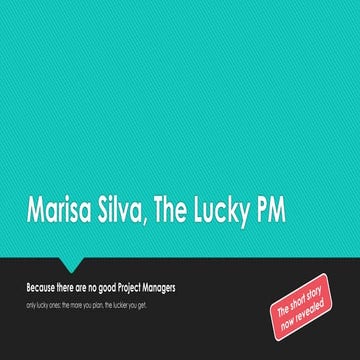 Marisa Silva, The Lucky PM - Portfolio