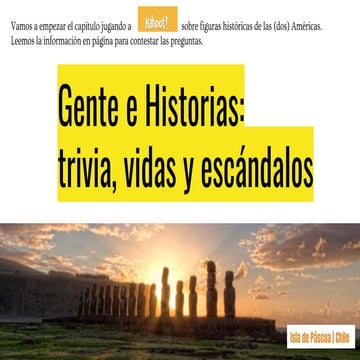 Chapter 10 - Gente & Historias