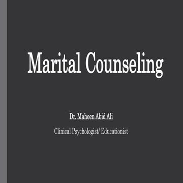 Marital Counseling .pptx