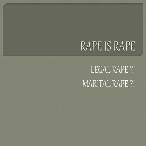 Marital Rape
