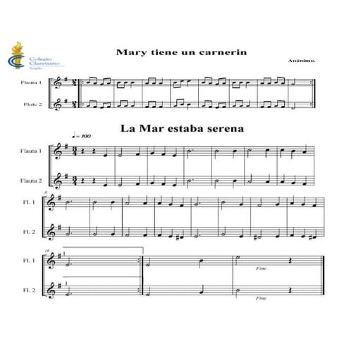 Mari tiene un carnerin flautas