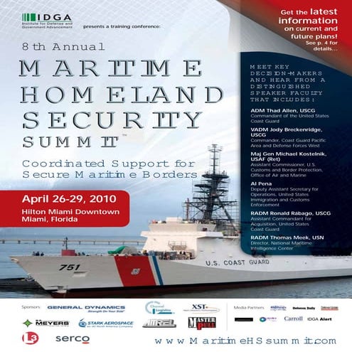 8th Annual Maritime Homeland Security Summit