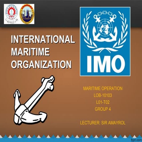 Maritime operation assignment   imo