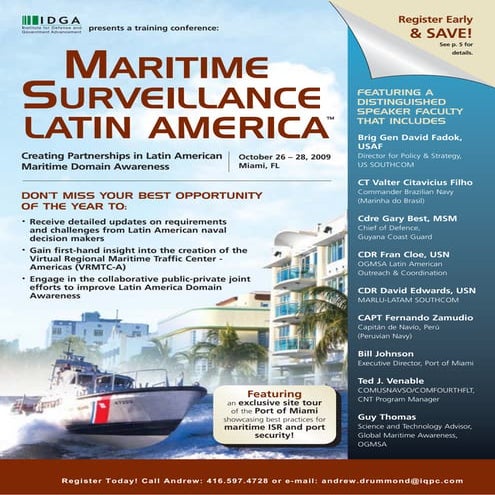 Maritime Surveillance Latin America 2009
