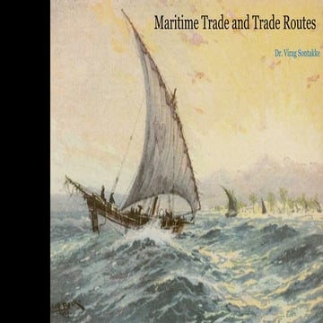 Maritime Trade and Trade Routes   