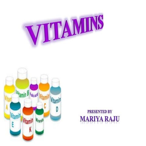 Fat soluble vitamines | PPTX