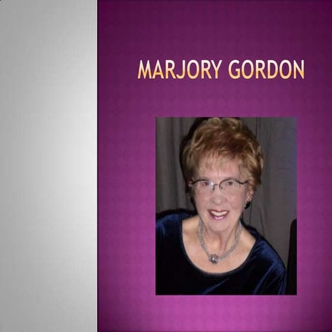 Marjory gordon