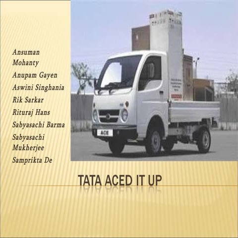 Tata Ace Marketing concept