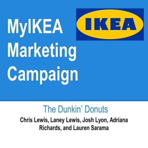 IKEA Marketing Campaign Presentation