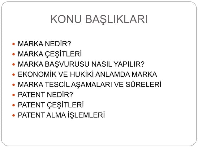 Marka patent kavrami