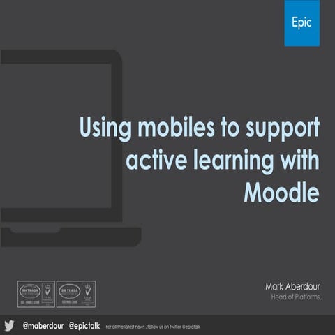 Using mobiles to support active learning - Mark Aberdour