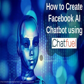 How To Create Facebook AI Chatbot Using Chatfuel