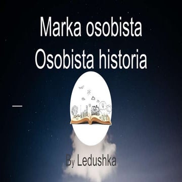 Marka osobista. osobista historia.