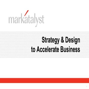 Markatalyst Overview