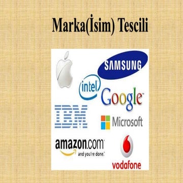 Marka tescili nedir?