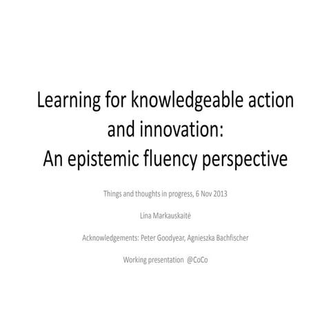 Implications of Embodied Cognition & Enactivism for Instructional ...