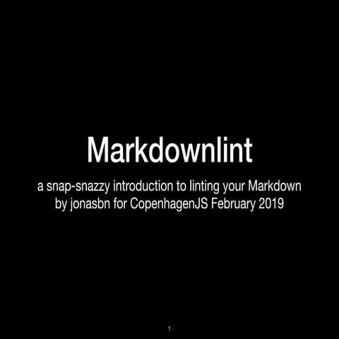 Markdownlint