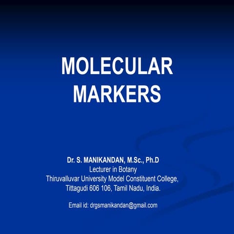 Molecular Markers 