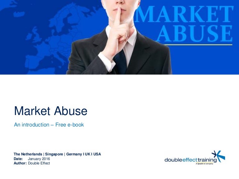 Market abuse e book