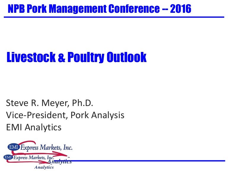 Livestock Poultry Outlook