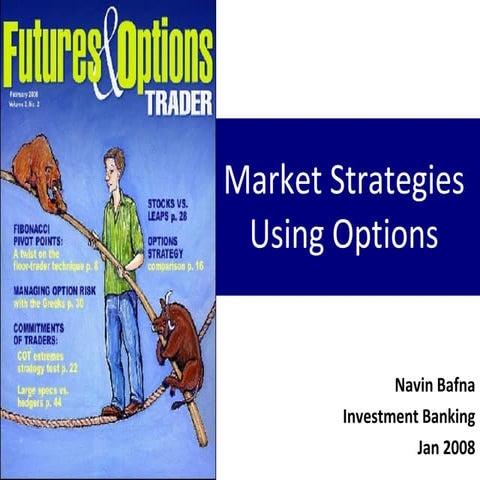 Market Strategies Using Options