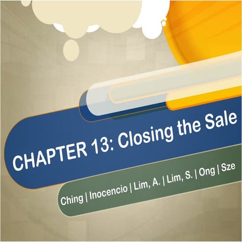 Closing the SAle