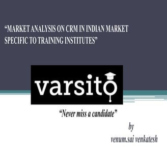Market analysis on crm in indian market