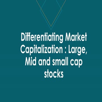 market cap.pptx for exam difference between stocks as per their cap