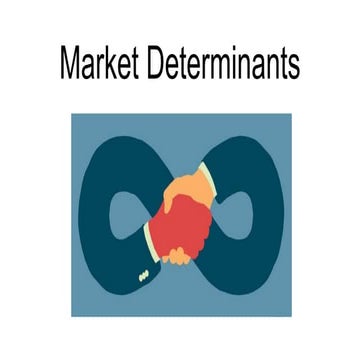 Market Determinants (Lecture)