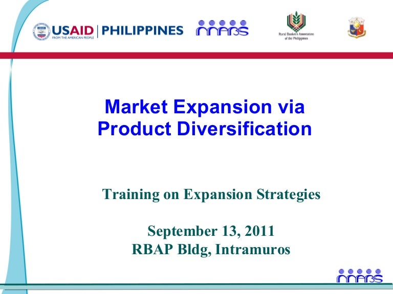 Market expansion through Product Diversification