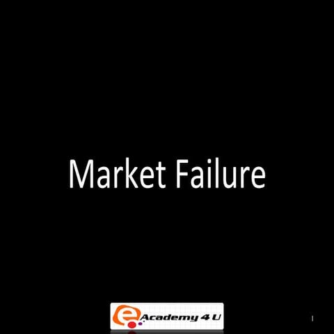 Market failure