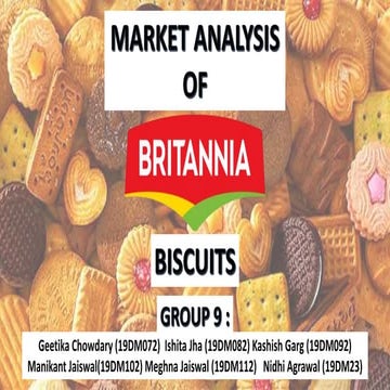 Marketing presentation on Britannia