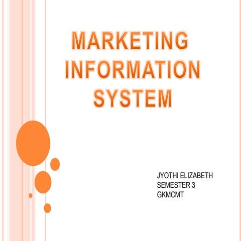 Marketiing information system