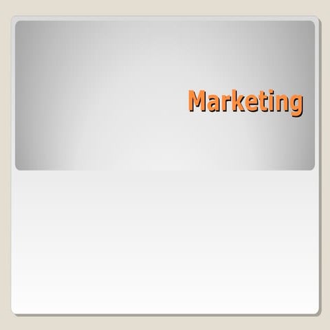 Marketing