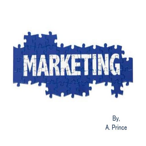 Marketing types and importance