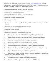 Phd thesis in international marketing