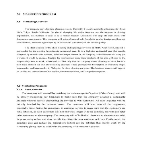 Drop-Off Shoe Care Service (Marketing)