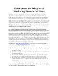 Phd thesis in marketing