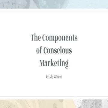Conscious Marketing Slideshow