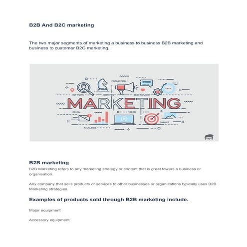 Differences Between B2B vs B2C Marketing | PPT