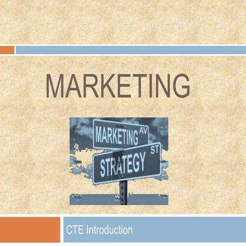 Elements of Marketing Elements of Marketing