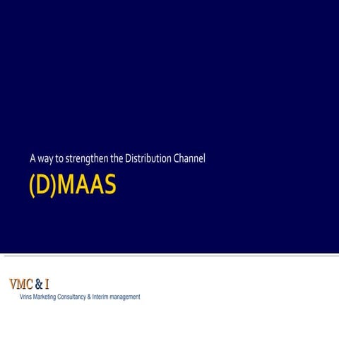 (direct) marketing as a service, a way to strengthen the distribution channel